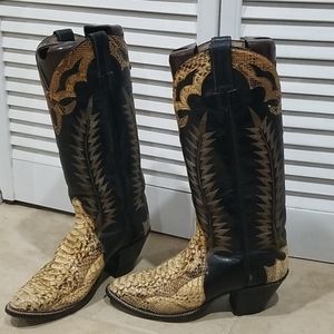 Snake Skin Cowboy Boots
